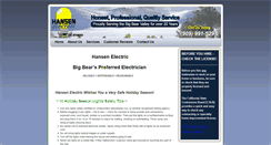 Desktop Screenshot of bigbearelectricians.com